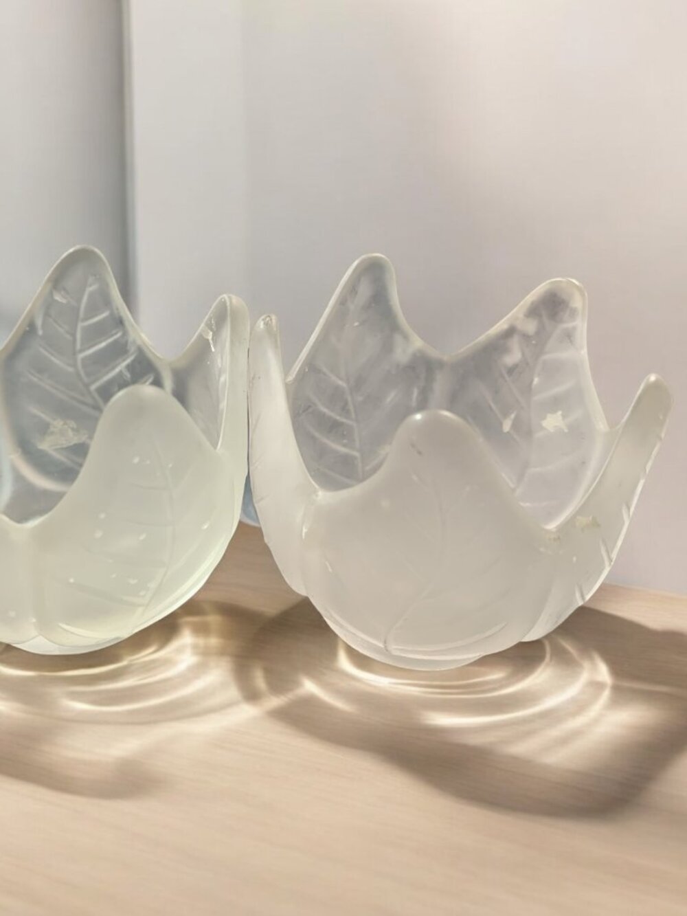Partylite Frosted VOTIVES Set of 2